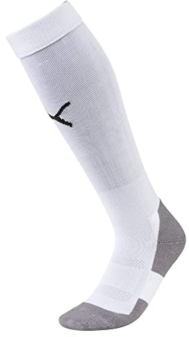 Puma Liga Socks Core, Calcetines para Hombre, Blanco (White/Black), 31-34 (Talla del fabricante: 1)