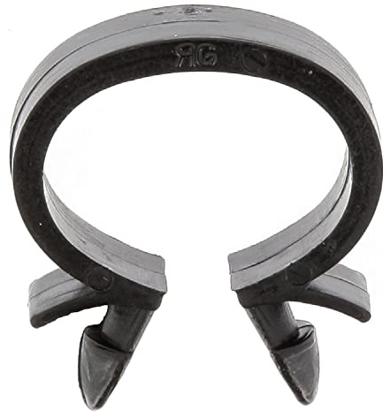Restagraf Omega Kabelbaum-Befestigung für Fahrzeuge, Renault/Peugeot/Citroen/FIAT/Volkswagen, 22 mm Durchmesser, Schwarz, 25 Stück