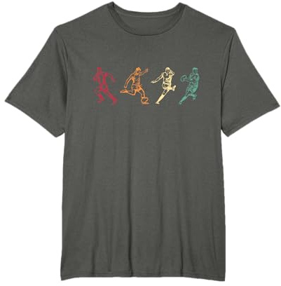 Retro Rugby Spieler - Vintage Rugger Rugby T-Shirt