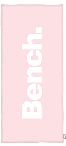Bench Sport- und Fitnesstuch, Pastel Colours, ca. 50x110 cm + 15 cm Flap, 100 % Polyester, Rückseite mit Überzug für Fitnessgeräte, Integrierte Reißverschlusstasche, Farbe: Rosa, Art.Nr.: 6912602547