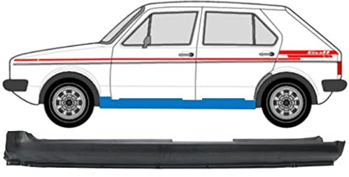 Für Vw Golf 1 1974-5 Tür Schweller Reparaturblech/Links