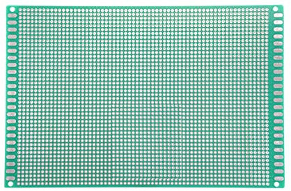 YOKIVE 10uds Una Cara Universal Impreso Circuito Placas, FR-4 PCB Estañada Placas, Bueno para Bricolaje Soldadura Electrónica Proyectos (Verde, 120x180mm)