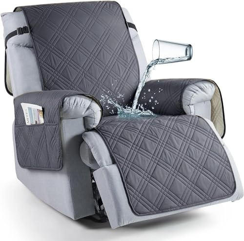 SDNAM Sesselbezug Sesselschoner Sessel-Überwürfe Relaxsessel Sesselauflage Relax,1 Sitzer Schutzbezug Antirutsch Husse für Relaxsessel Komplett, Elastisch Bezug (Color : 23@)