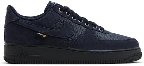 Nike Herren AIR Force 1 '07 Sneaker, Dark Obsidian Dark Obsidian Black, 41 EU