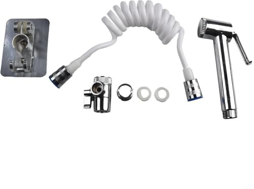 Entgoinggo Spültisch-Wasserhahn-Aufsatz-Set, Badezimmer-Spüle-Wasserhahn-Sprüher-Set Küchenspüle Sprüher ABS Sprühset