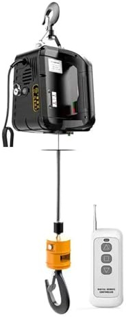 500Kg Portable Crane Electric Hoist for Cars, Home Improvement, Cargo Handling, Production Workshop Lifting(Remote Control)