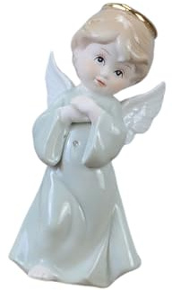 MAGICLULU Kreative Engel Figur Dekoration Aus Kleine Engelshandwerk Tisch Ornament Sanftem Lichtgrün Für Stilvolle Wohnraumgestaltung Besonderes