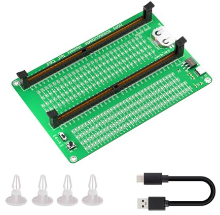 Memory Test Card Notebook DDR5 RDIMM/UDIMM Memory Tester Tool With LED Light Tester Diagnosis Card Memory Tester