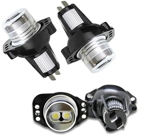 Angel Eyes, Ojos de Angel Bombillas Bombillas LED Blancas Angel Eye compatibles con BMW E90, E91, 325i y 330i pre-LCI. Alimentadas por Dos diodos LED de xenón Blanco de 3 W y 7000 K.