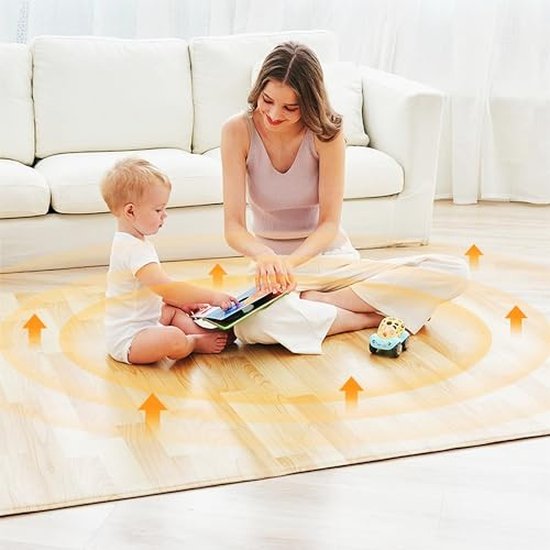 Tappetino riscaldante elettrico, scaldapiedi riscaldato, tappeti Riscaldatore a pavimento(100x100cm)
