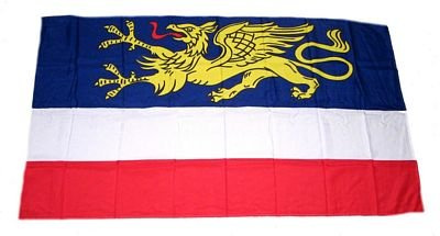 FahnenMax Fahne/Stockflagge Rostock 30 x 45 cm Flagge