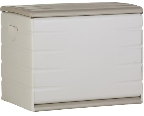 Plastiken Space Save Baúles, Plástico, Beige, 80x61x53 cm