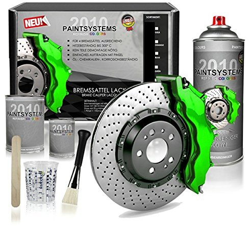 Bremssattel Lackset grün 6-teilig