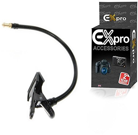 Ex-Pro Multi-Functional Clamp Clip 50cm Flexible Arm with 1/4 Mount Spigot
