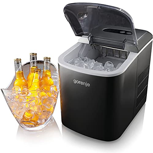 Gorenje MC1200B 120 W Portable Ice Cube Maker 12 kg/24h Noir MC1200B, 120 W, 244 mm, 373 mm, 315 mm, 9,7 kg, 324 mm