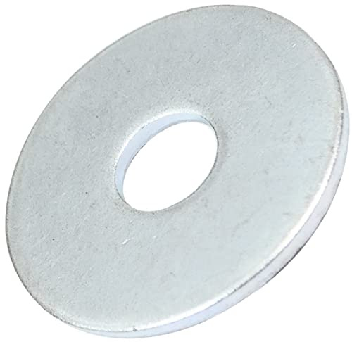 AERZETIX - C44414 - Juego de 20 arandelas planas anchas - M6x22mm - espesor 1.5mm - DIN9021 - acero galvanizado - color plata - montaje perno tornillo tuerca apriete estanqueidad fijación