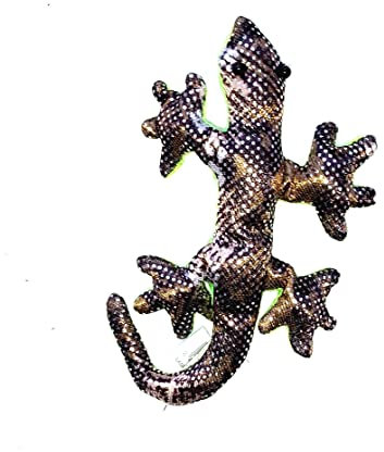 Idellia Salamandre Decoration A Poser en Tissu ET Sable