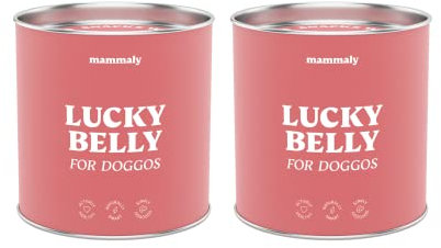 9-in-1 Probiotika für Deinen Hund - Lucky Belly 220 Drops (650g) von mammaly - Bei Magenprobleme & Verdauungsprobleme für Magen-Darm, Verdauungssnacks bei Gras fressen & Kotfresser Leckerlies mit Huhn