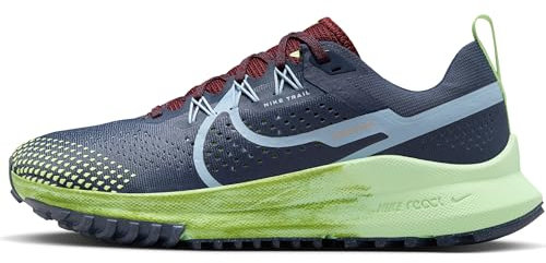 Nike Damen W React Pegasus Trail 4 Laufschuhe, Thunder Blue Lt Armory Blue Chlorophyll, 39 EU