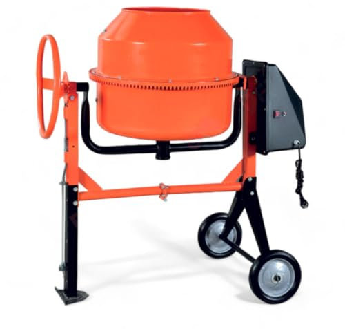 Briconess.com Betoniera elettrica mixer cemento 140 lt potenza 550 watt