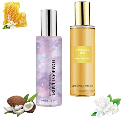V Secret Vanille Coconut Passion Bodyspray, Bodyspray Parfum Damen, Coconut Passion Fragrance Mist, Eau de Parfum Für damen, Langanhaltender Duft, Ideal für den Sommer (Mix)