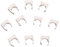 Plawee 10 Piezas de 20 mm de diametro Clip de PVC de Tubo de agua Suministro de agua Clips de sujecion de tubo