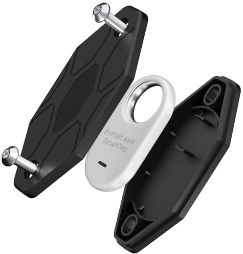 NICEDACK Fahrradhalterung für SmartTag2, wasserdichte Anti-Diebstahl Fahrradhalterung,Wasserdichtes Fahrrad GPS Tracker Halterung für Smart tag2