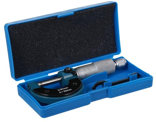 Alipis Micrómetro Exterior De Precisión Herramienta De Medición De Exterior Micrómetro De Tornillo Para Uso De Taller y Laboratorio