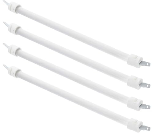 UPKOCH 4 Pezzi Ricambio Tubo Riscaldante in Quarzo per Stufa Elettrica Elemento Ceramico Resistente al Calore per Riscaldatori da Esterno Rapido Riscaldamento e Compatibile con Sistemi