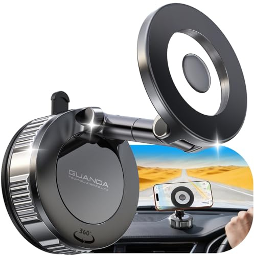 Soporte Magnético Para Teléfono Móvil Para Magsafe, Soporte Para Teléfono Móvil con Ventosa Ajustable en 360°, Soportes Para Teléfono Móvil Para tu Coche, Compatible con iPhone Samsung