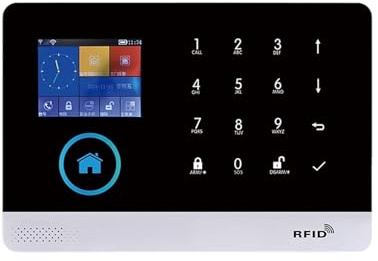 Sistema De Alarma Inteligente WiFi gsm For El Hogar, con Sensor Movimiento, Sirena Inalámbrica, Visión Nocturna, Cámara IP, Tuya Sistema De Alarma Completo(A-103.)