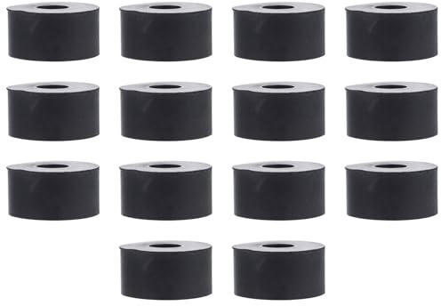 HEMOTON Kit 15 Pezzi Rondelle Antivibranti in Gomma Nera, Spessore Resistente per Soppressione Vibrazioni e Assorbimento Urti, per Uso Industriale e Metallo