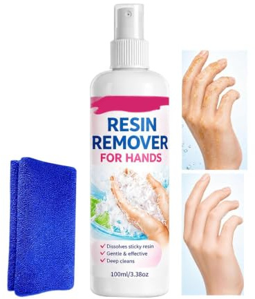 Rimuovi Resina Epossidica 100ml Detergente Delicato A Base D'acqua Per | Pulitore Mani Da Resina Epossidica Adatto a Pelle, Silicone, Vernici, Colle e Lavoro Artistic