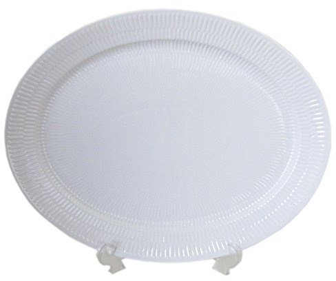 Royal Copenhagen White Fluted Platte OVAL 33 cm
