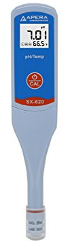 Apera Instruments SX620 Taschen-pH-Messgerät (pH 0, 01 Genauigkeit, automatische Temperaturkompensation, wasserfest, kompakt)
