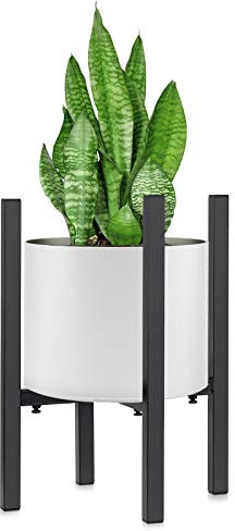 Metal Flower Pot Holder, Adjustable Plant Stand Fits Pot Size of 20 - 30 CM, Mid-Century Modern Flower Pot Holder , Home Flower Pot Holder, Indoor Modern Plant Holder (Plants & Pot Not Included)