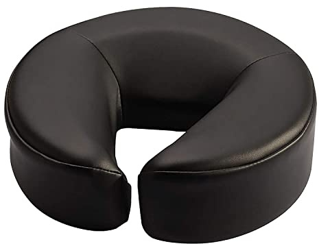 Therapist’s Choice Universal Headrest Face Cushion Face Pillow for Massage Table and Massage Chair (Black), 13 x 13 x 4 Inch