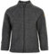Mikk-line Walkjacke 74 Anthracite Melange | Oeko-TEX Standard 100 | Babyjacke mit Reißverschluss für Baby und Kinder | 100% Mulesing-Frei Merinowolle | Für Mädchen und Jungen | Umkehrbare Bündchen