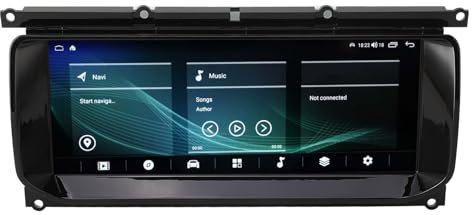 Estéreo a Bordo, Pantalla Táctil de 10,25 Pulgadas Bluetooth 5.0 GPS Navegación a Bordo Audio, WiFi Inalámbrico y Receptor de Medios Digitales a Bordo por Cable (6+128G)