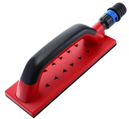 Dustless Hand Sanding Block, Sanding Block with Dust Collection, Dust-Free Manual Sander, Hand Dust Extraction Sanding Grinding Sponge, Block Dust Free with Handle for Crafts