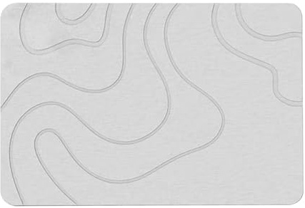 Genérico Alfombra de baño de Piedra -Mat de baño sinlips no -Slip | ita de Alfombra de Absorbente doméstica | Stone Bath Matting Puerta del Inodoro, colorante