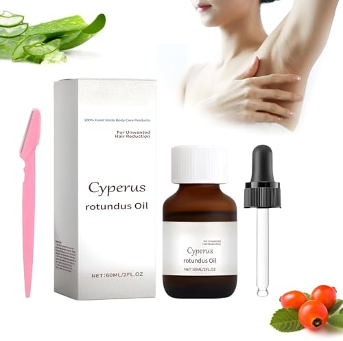 Cyperus Rotundus Oil – Cyperus Oil Natural Solution For Hair Removal, Nourishing and Protecting the Skin, Hair Inhibitor, Reducing Body Growth (1)