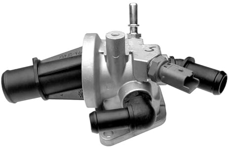 GATES TH28488G1 Termostato motore con alloggiamento con guarnizioni 88°C Compatibilità con FIAT 500 312 PANDA 169 PUNTO 188 Doblo Station Wagon 119, 223, FORD KA RU8