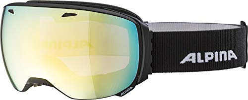 ALPINA BIG HORN QV - Verspiegelte, Selbsttönende & Kontrastverstärkende Skibrille Mit 100% UV-Schutz Für Erwachsene