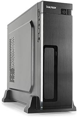 Case VulTech Micro ATX GS-3492 Rev 2.3 con alimentatore 250W, 0.5mm SPCC 1x Fan 80mm, 1x USB 3.0, SD Card, colore nero