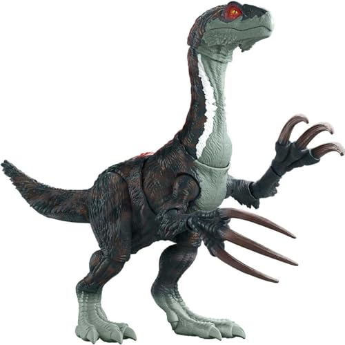 Mattel Jurassic World Slasher Dino Sonore, figurine dinosaure, jouet pour enfant dès 4 ans, GWD65