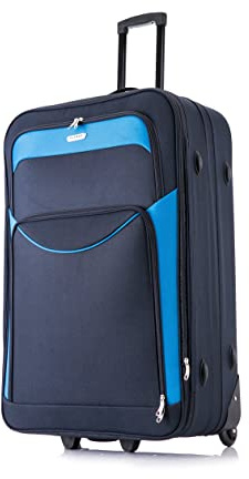 FLYMAX 26 Medium Lightweight Expandable Suitcase Luggage Case Trolley Bag Travel