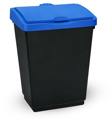 HOMION 47 Litre Rock winter Salt Storage Bin Grit Spreading Plastic Box Container with Scoop (1)