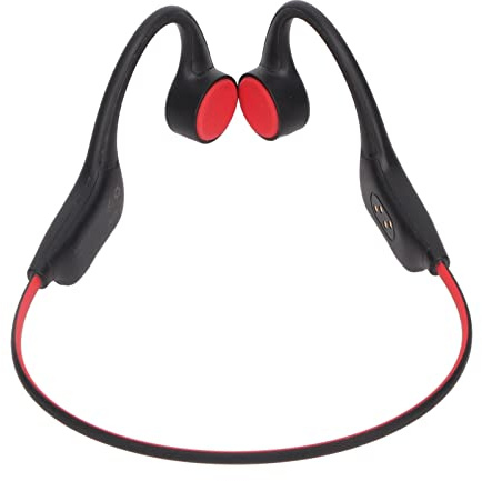 Cuffie Stereo a Conduzione Ossea X6, Cuffie Wireless IP68 a Prova di Sudore con Microfono e Memoria Interna 16G, Bluetooth 5.3, Batteria da 180 MAh, per la Guida