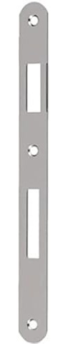 bricoleva.it Serrure de Porte Intérieure, Verrou de Fermeture de Porte, Serrure de Porte avec ou sans Clé Plaque Contropiastra (Incontro Patent, Chrome Satiné)